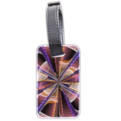 Background Image With Wheel Of Fortune Luggage Tags (two Sides) by Nexatart