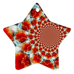 Stylish Background With Flowers Ornament (star) by Nexatart