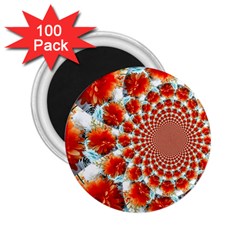 Stylish Background With Flowers 2 25  Magnets (100 Pack)  by Nexatart