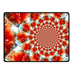 Stylish Background With Flowers Double Sided Fleece Blanket (small)  by Nexatart