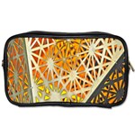 Abstract Starburst Background Wallpaper Of Metal Starburst Decoration With Orange And Yellow Back Toiletries Bags Front