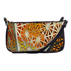 Abstract Starburst Background Wallpaper Of Metal Starburst Decoration With Orange And Yellow Back Shoulder Clutch Bags by Nexatart