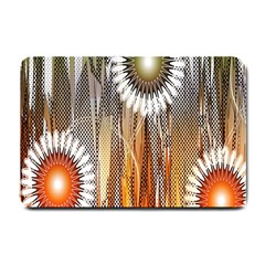 Floral Abstract Pattern Background Small Doormat  by Nexatart