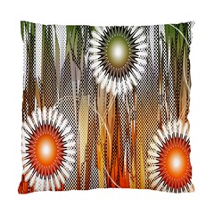 Floral Abstract Pattern Background Standard Cushion Case (two Sides) by Nexatart