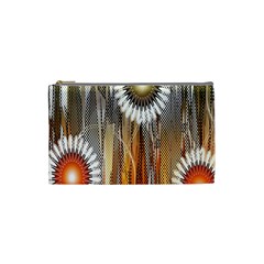 Floral Abstract Pattern Background Cosmetic Bag (small)  by Nexatart