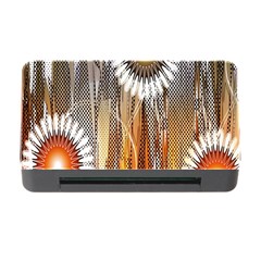 Floral Abstract Pattern Background Memory Card Reader With Cf by Nexatart