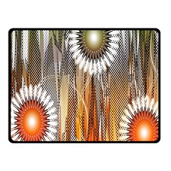 Floral Abstract Pattern Background Double Sided Fleece Blanket (small)  by Nexatart