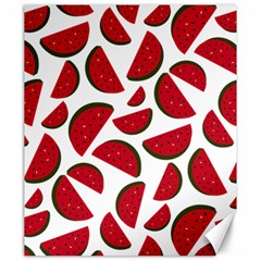 Fruit Watermelon Seamless Pattern Canvas 20  X 24   by Nexatart