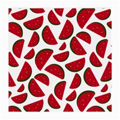 Fruit Watermelon Seamless Pattern Medium Glasses Cloth (2-side) by Nexatart