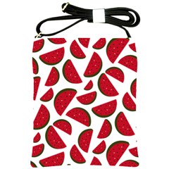 Fruit Watermelon Seamless Pattern Shoulder Sling Bags by Nexatart