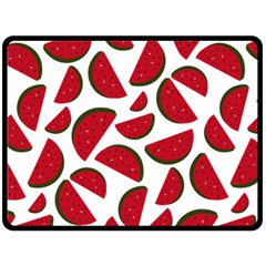 Fruit Watermelon Seamless Pattern Fleece Blanket (large)  by Nexatart