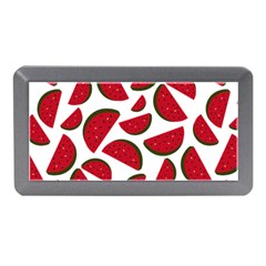 Fruit Watermelon Seamless Pattern Memory Card Reader (mini) by Nexatart