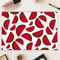 Fruit Watermelon Seamless Pattern Cosmetic Bag (xxl)  by Nexatart