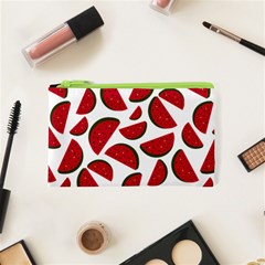 Fruit Watermelon Seamless Pattern Cosmetic Bag (xs) by Nexatart