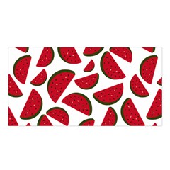 Fruit Watermelon Seamless Pattern Satin Shawl by Nexatart