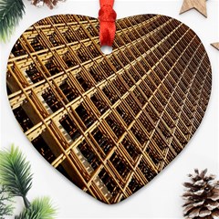 Construction Site Rusty Frames Making A Construction Site Abstract Ornament (heart) by Nexatart