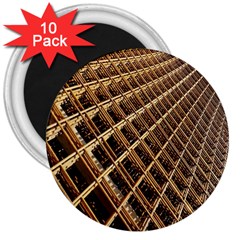 Construction Site Rusty Frames Making A Construction Site Abstract 3  Magnets (10 Pack)  by Nexatart