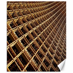 Construction Site Rusty Frames Making A Construction Site Abstract Canvas 8  X 10  by Nexatart