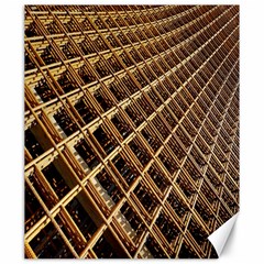 Construction Site Rusty Frames Making A Construction Site Abstract Canvas 20  X 24   by Nexatart