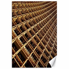 Construction Site Rusty Frames Making A Construction Site Abstract Canvas 20  X 30   by Nexatart