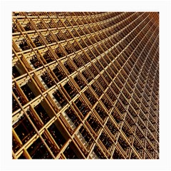 Construction Site Rusty Frames Making A Construction Site Abstract Medium Glasses Cloth (2-side) by Nexatart