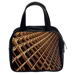 Construction Site Rusty Frames Making A Construction Site Abstract Classic Handbags (2 Sides) by Nexatart