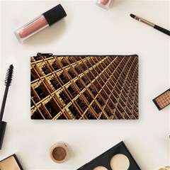 Construction Site Rusty Frames Making A Construction Site Abstract Cosmetic Bag (small)  by Nexatart