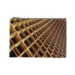 Construction Site Rusty Frames Making A Construction Site Abstract Cosmetic Bag (large)  by Nexatart