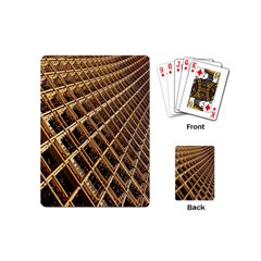 Construction Site Rusty Frames Making A Construction Site Abstract Playing Cards (mini)  by Nexatart