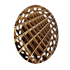 Construction Site Rusty Frames Making A Construction Site Abstract Oval Filigree Ornament (two Sides) by Nexatart