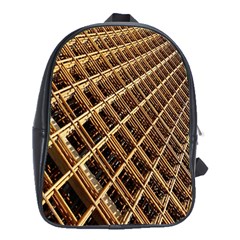 Construction Site Rusty Frames Making A Construction Site Abstract School Bags (xl)  by Nexatart