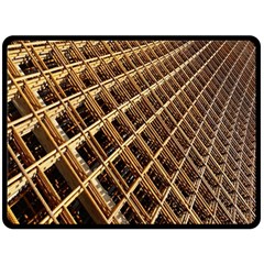 Construction Site Rusty Frames Making A Construction Site Abstract Double Sided Fleece Blanket (large)  by Nexatart