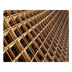 Construction Site Rusty Frames Making A Construction Site Abstract Double Sided Flano Blanket (large)  by Nexatart