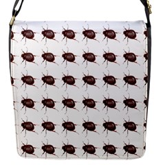 Insect Pattern Flap Messenger Bag (s) by Nexatart