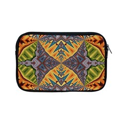 Kaleidoscopic Pattern Colorful Kaleidoscopic Pattern With Fabric Texture Apple Macbook Pro 13  Zipper Case by Nexatart