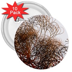 Digitally Painted Colourful Winter Branches Illustration 3  Buttons (10 Pack)  by Nexatart