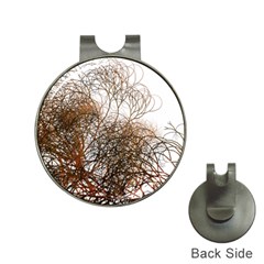 Digitally Painted Colourful Winter Branches Illustration Hat Clips With Golf Markers by Nexatart