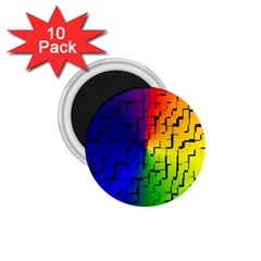 A Creative Colorful Background 1 75  Magnets (10 Pack)  by Nexatart