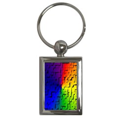 A Creative Colorful Background Key Chains (rectangle)  by Nexatart