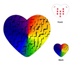 A Creative Colorful Background Playing Cards (heart)  by Nexatart