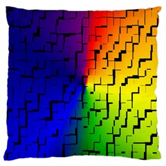 A Creative Colorful Background Large Cushion Case (two Sides) by Nexatart