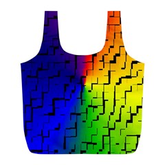 A Creative Colorful Background Full Print Recycle Bags (l)  by Nexatart