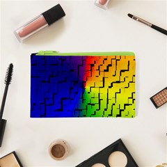 A Creative Colorful Background Cosmetic Bag (xs) by Nexatart