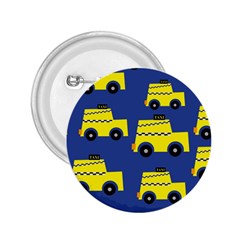 A Fun Cartoon Taxi Cab Tiling Pattern 2 25  Buttons by Nexatart