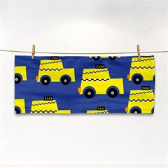 A Fun Cartoon Taxi Cab Tiling Pattern Cosmetic Storage Cases by Nexatart