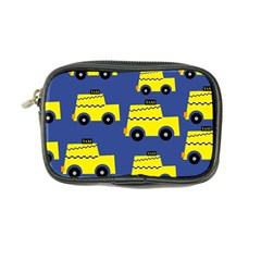 A Fun Cartoon Taxi Cab Tiling Pattern Coin Purse by Nexatart