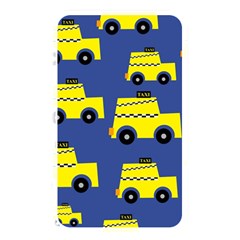 A Fun Cartoon Taxi Cab Tiling Pattern Memory Card Reader