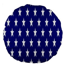 Starry Header Large 18  Premium Round Cushions by Nexatart