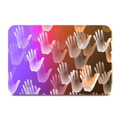 Clipart Hands Background Pattern Plate Mats by Nexatart