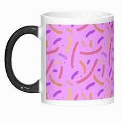 Confetti Background Pattern Pink Purple Yellow On Pink Background Morph Mugs by Nexatart